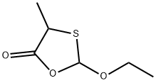 1,3-Oxathiolan-5-one, 2-ethoxy-4-methyl- 结构式