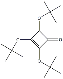 2-Cyclobuten-1-one, 2,3,4-tris(1,1-dimethylethoxy)- 结构式