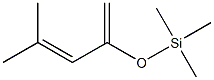 Silane, trimethyl[(3-methyl-1-methylene-2-butenyl)oxy]- 结构式