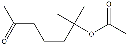 2-Heptanone, 6-(acetyloxy)-6-methyl- 结构式