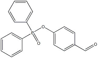 Phosphinic acid, diphenyl-, 4-formylphenyl ester 结构式