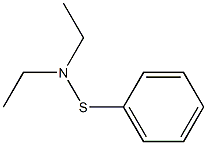 Benzenesulfenamide, N,N-diethyl- 结构式