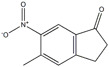 1H-Inden-1-one, 2,3-dihydro-5-methyl-6-nitro- 结构式