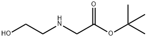 叔-丁基 2-[(2-羟基乙基)氨基]醋酸盐 结构式