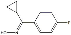 Methanone, cyclopropyl(4-fluorophenyl)-, oxime 结构式