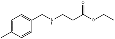 ethyl 3-{[(4-methylphenyl)methyl]amino}propanoate 结构式