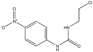 Urea, N-(2-chloroethyl)-N'-(4-nitrophenyl)- 结构式