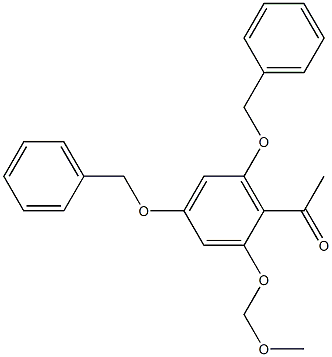 Ethanone, 1-[2-(methoxymethoxy)-4,6-bis(phenylmethoxy)phenyl]- 结构式