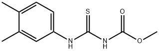 methyl {[(3,4-dimethylphenyl)amino]carbonothioyl}carbamate 结构式