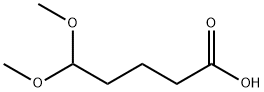 5,5-DIMETHOXYPENTANOIC ACID 结构式