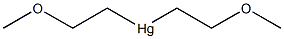 Mercury, bis(2-methoxyethyl)- 结构式