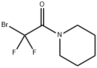 2-Bromo-2,2-difluoro-1-piperidin-1-yl-ethanone 结构式