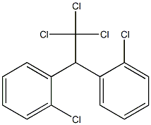 1,1-(2,2,2-Trichloroethylidene)bis(2-chlorobenzene) 结构式