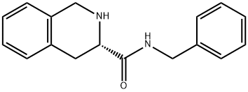 (S)-N-benzyl-1,2,3,4-tetrahydroisoquinoline-3-carboxamide 结构式