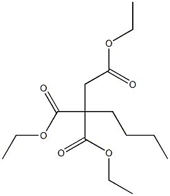 1,2,2-Hexanetricarboxylic acid, triethyl ester 结构式