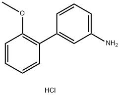 2'-甲氧基-[1,1'-联苯]-3-胺盐酸盐 结构式
