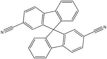 9,9'-SPIROBI[9H-FLUORENE]-2,2'-DICARBONITRILE 结构式