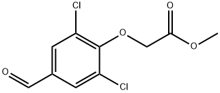 methyl (2,6-dichloro-4-formylphenoxy)acetate 结构式