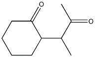 Cyclohexanone, 2-(1-methyl-2-oxopropyl)- 结构式