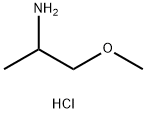1-甲氧基-2-丙胺盐酸盐 结构式