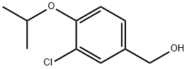 (3-氯-4-丙-2-基氧基苯基)甲醇 结构式