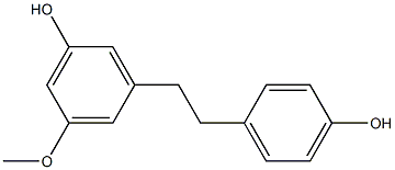 Phenol, 3-[2-(4-hydroxyphenyl)ethyl]-5-methoxy- 结构式