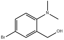 5-溴-2-(二甲氨基)苯基]甲醇 结构式