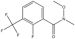 Benzamide, 2-fluoro-N-methoxy-N-methyl-3-(trifluoromethyl)- 结构式