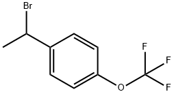 1-(1-溴乙基)-4-(三氟甲氧基)苯 结构式