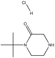 1-(tert-Butyl)piperazin-2-one hydrochloride 结构式