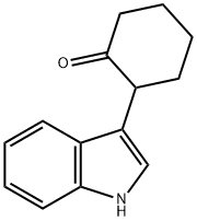 Cyclohexanone, 2-(1H-indol-3-yl)- 结构式