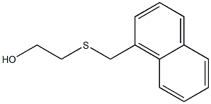 Ethanol, 2-[(1-naphthalenylmethyl)thio]- 结构式