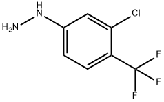 [3-CHLORO-4-(TRIFLUOROMETHYL)PHENYL]HYDRAZINE 结构式