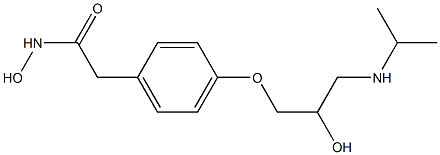 HYDROXYATENOLOL 结构式