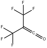 3,3,3-Trifluoropropenone, 2-(trifluoromethyl)- 结构式