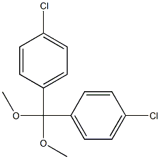 Benzene, 1,1'-(dimethoxymethylene)bis[4-chloro- 结构式