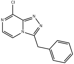 1,2,4-Triazolo[4,3-a]pyrazine, 8-chloro-3-(phenylmethyl)- 结构式