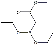 Acetic acid, (diethoxyphosphino)-, methyl ester 结构式