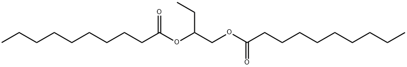 Decanoic acid, 1-ethyl-1,2 ethanediyl ester 结构式