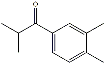 1-(3,4-二甲基苯基)-2-甲基丙-1-酮 结构式