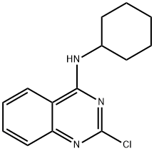 2-氯-N-环己基喹唑啉-4-胺 结构式