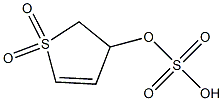 Thiophene-3-ol, 2,3-dihydro-, sulfate, 1,1-dioxide 结构式