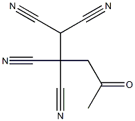 1,1,2,2-Pentanetetracarbonitrile, 4-oxo- 结构式