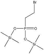 Phosphonic acid, (2-bromoethyl)-, bis(trimethylsilyl) ester 结构式