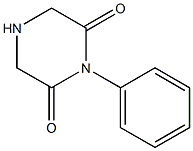 1-phenylpiperazine-2,6-dione 结构式