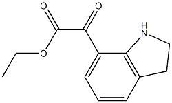 ethyl 2-(indolin-7-yl)-2-oxoacetate 结构式