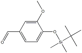 BENZALDEHYDE, 4-[[(1,1-DIMETHYLETHYL)DIMETHYLSILYL]OXY]-3-METHOXY- 结构式