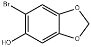 5-溴-6-羟基-1,3-苯并二恶茂 结构式