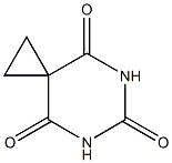 5,7-Diazaspiro[2.5]octane-4,6,8-trione 结构式