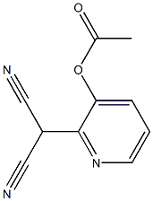 Propanedinitrile,2-[3-(acetyloxy)-2-pyridinyl]- 结构式